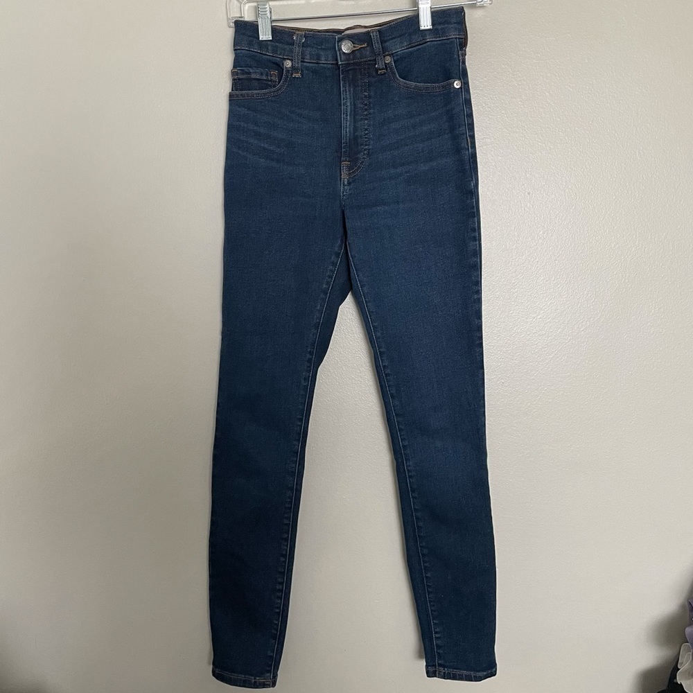 Everlane Stretch High Rise Jeans - Picture 2 of 9
